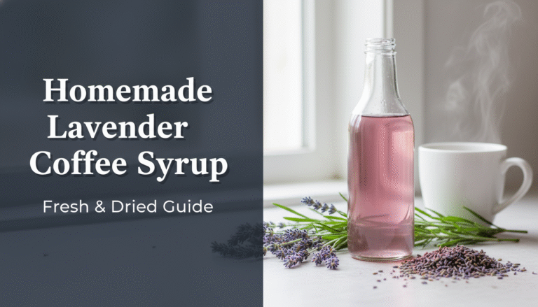 Homemade Lavender Coffee Syrup: Fresh & Dried Guide