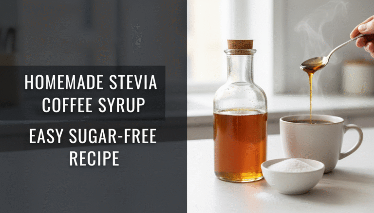 Homemade Stevia Coffee Syrup Easy Sugar-Free Recipe