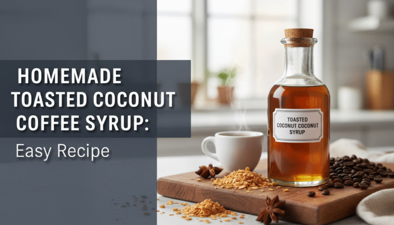 Homemade Toasted Coconut Coffee Syrup: Easy Recipe