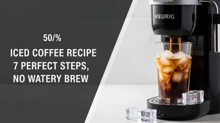Iced Coffee Recipe Keurig: 7 Perfect Steps, No Watery Brew