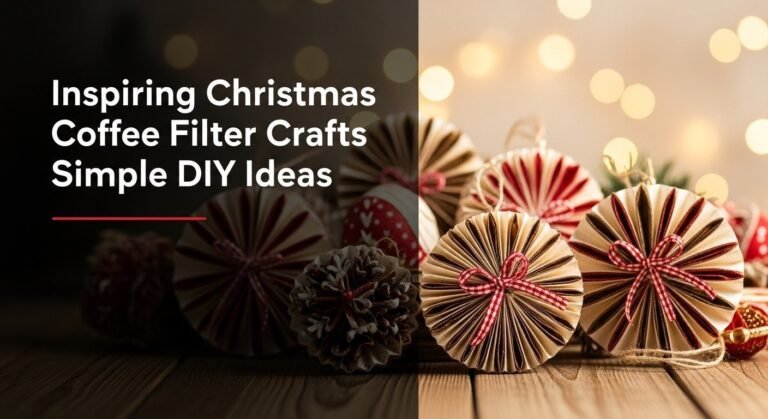 Inspiring Christmas Coffee Filter Crafts Simple DIY Ideas for [year]