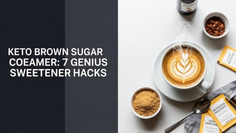 Keto Brown Sugar Coffee Creamer: 7 Genius Sweetener Hacks