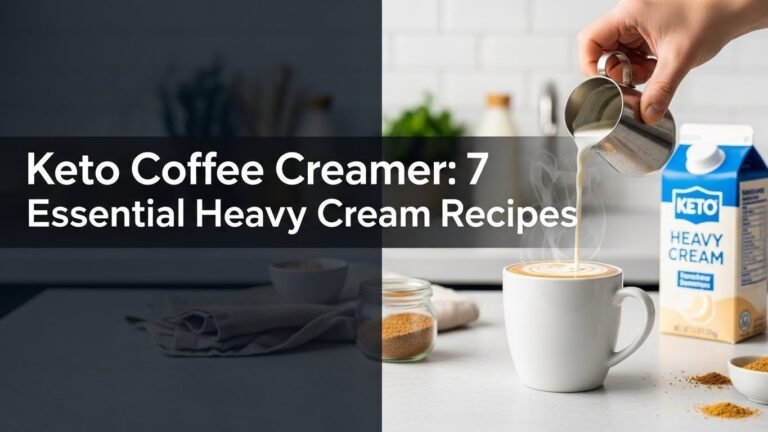 Keto Coffee Creamer: 7 Essential Heavy Cream Recipes for [year]
