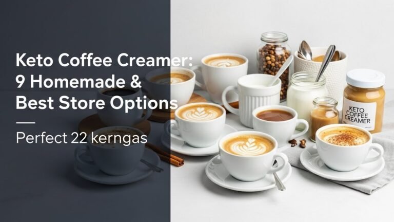Keto Coffee Creamer: 9 Homemade & Best Store Options [year]
