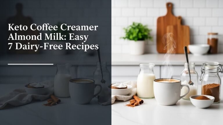 Keto Coffee Creamer Almond Milk: Easy 7 Dairy-Free Recipes