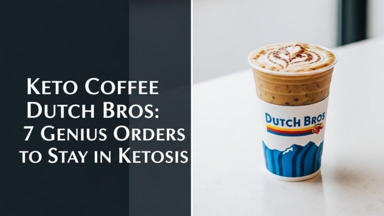 Keto Coffee Dutch Bros: 7 Genius Orders to Stay in Ketosis