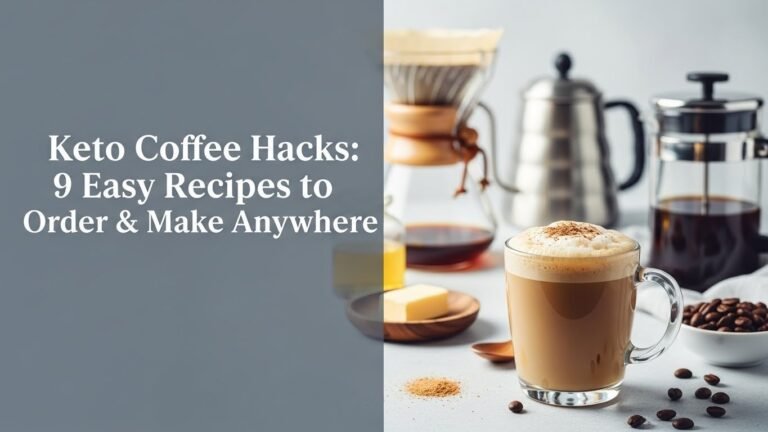 Keto Coffee Hacks: 9 Easy Recipes to Order & Make Anywhere