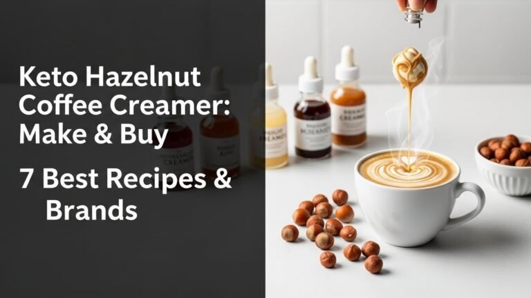 Keto Hazelnut Coffee Creamer: Make & Buy 7 Best Recipes & Brands