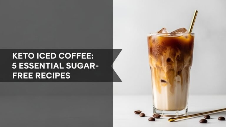 Keto Iced Coffee: 5 Essential Sugar-Free Recipes