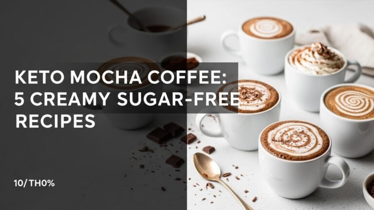 Keto Mocha Coffee: Master 5 Creamy Sugar-Free Recipes