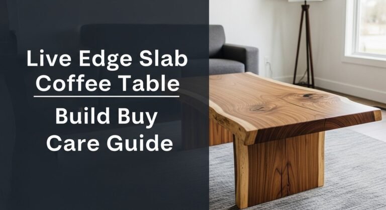 Live Edge Slab Coffee Table Build Buy Care Guide [year]
