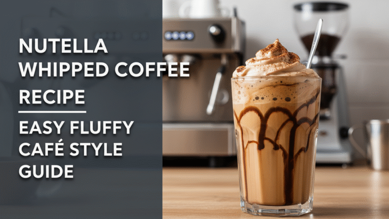 Nutella Whipped Coffee Recipe Easy Fluffy Cafe Style Guide
