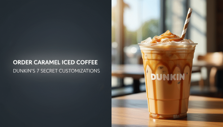 Order Caramel Iced Coffee: Dunkin's 7 Secret Customizations
