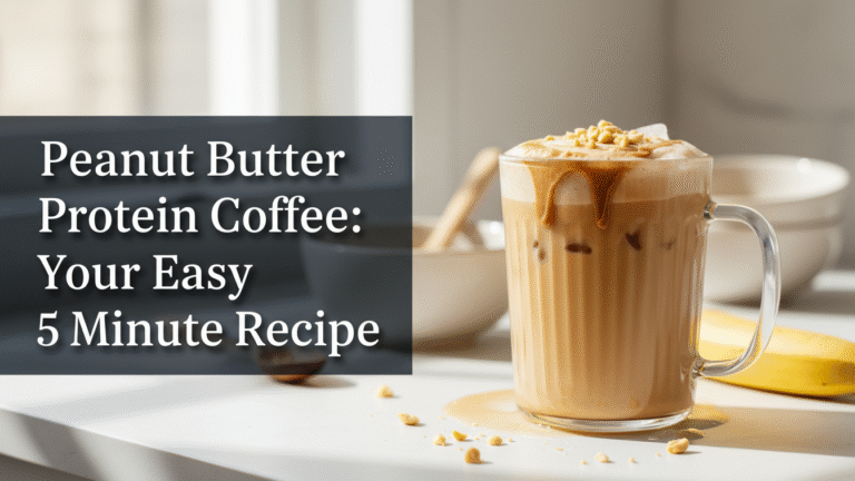 Peanut Butter Protein Coffee: Your Easy 5-Minute Recipe 4 Peanut Butter Protein Coffee: Your Easy 5-Minute Recipe