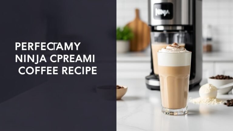 Perfectly Creamy Ninja Creami Protein Coffee Recipe