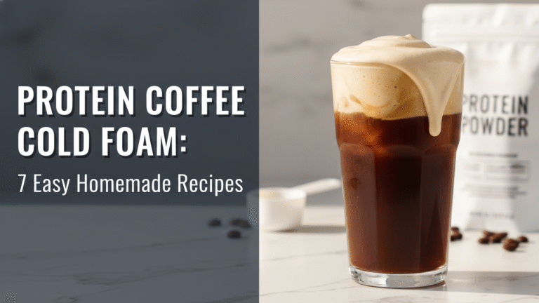 Protein Coffee Cold Foam: 7 Easy Homemade Recipes 6 Protein Coffee Cold Foam: 7 Easy Homemade Recipes