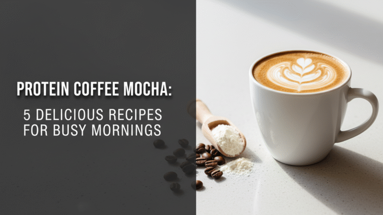 Protein Coffee Mocha: 5 Delicious Recipes for Busy Mornings