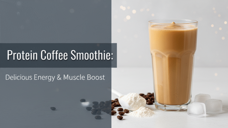 Protein Coffee Smoothie: Delicious Energy & Muscle Boost