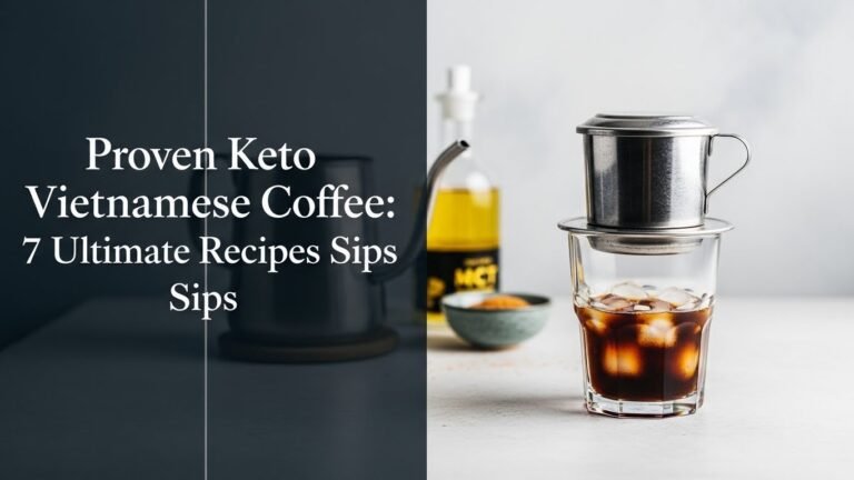 Proven Keto Vietnamese Coffee: 7 Ultimate Recipes for Sips