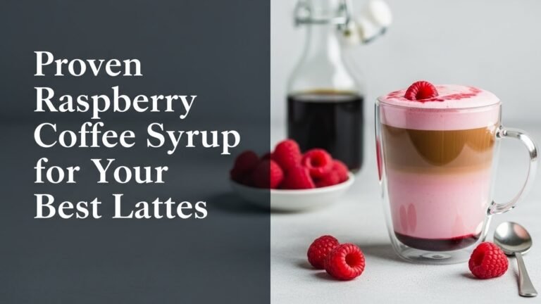Proven Raspberry Coffee Syrup for Your Best Lattes