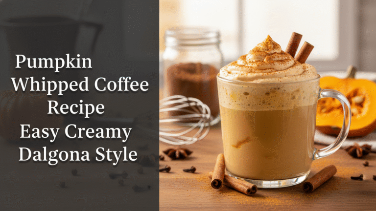 Pumpkin Whipped Coffee Recipe Easy Creamy Dalgona Style