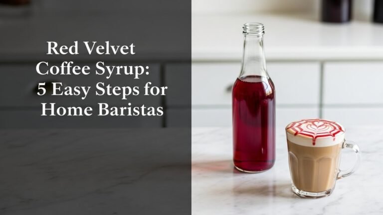 Red Velvet Coffee Syrup: 5 Easy Steps for Home Baristas