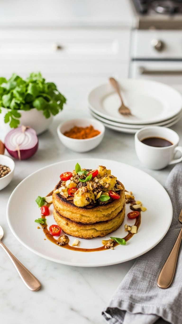 Perfectly Creamy Ninja Creami Protein Coffee Recipe 3 Rich coffee flavor infusion ingredients on a marble countertop