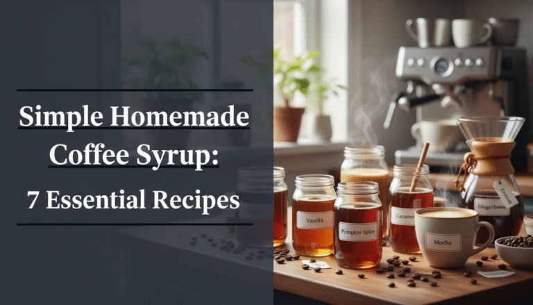 Simple Homemade Coffee Syrup: 7 Essential Recipes
