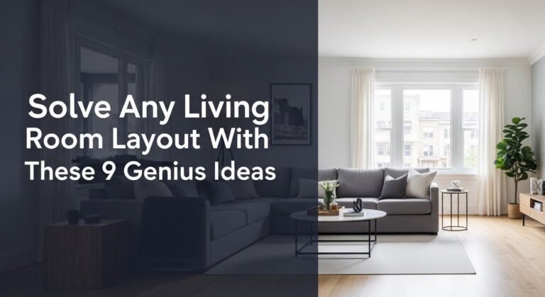 Solve Any Living Room Layout With These 9 Genius Ideas