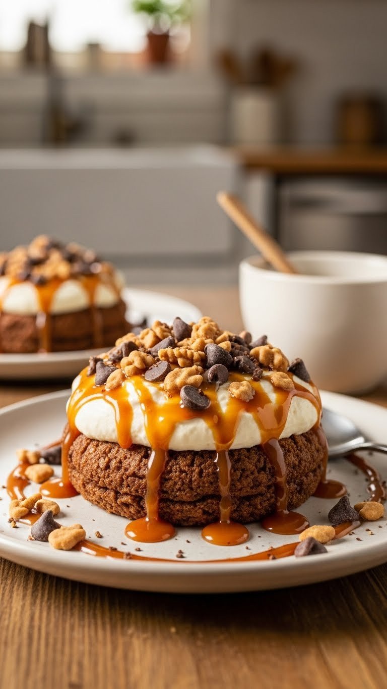 Perfectly Creamy Ninja Creami Protein Coffee Recipe 9 Spin respin customize Ninja Creami protein coffee on vintage ceramic plate