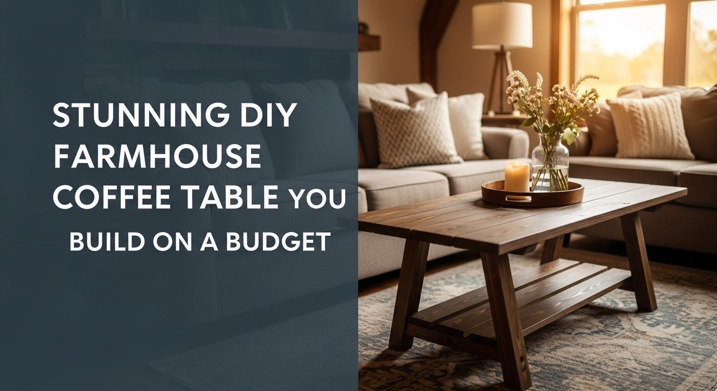 Stunning DIY Farmhouse Coffee Table You Build On A Budget 2026