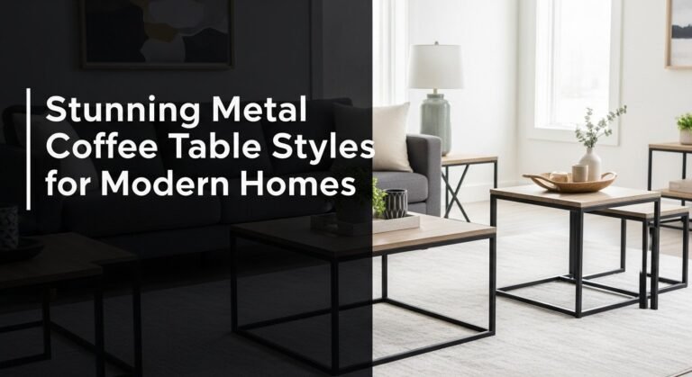 Stunning Metal Coffee Table Styles for Modern Homes in [year]