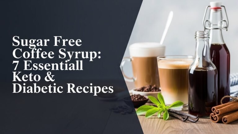 Sugar Free Coffee Syrup: 7 Essential Keto & Diabetic Recipes 8 Sugar Free Coffee Syrup: 7 Essential Keto & Diabetic Recipes