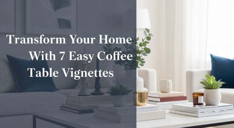 Transform Your Home With 7 Easy Coffee Table Vignettes 7 Transform Your Home With 7 Easy Coffee Table Vignettes