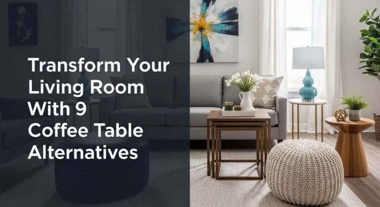 Transform Your Living Room With 9 Coffee Table Alternatives