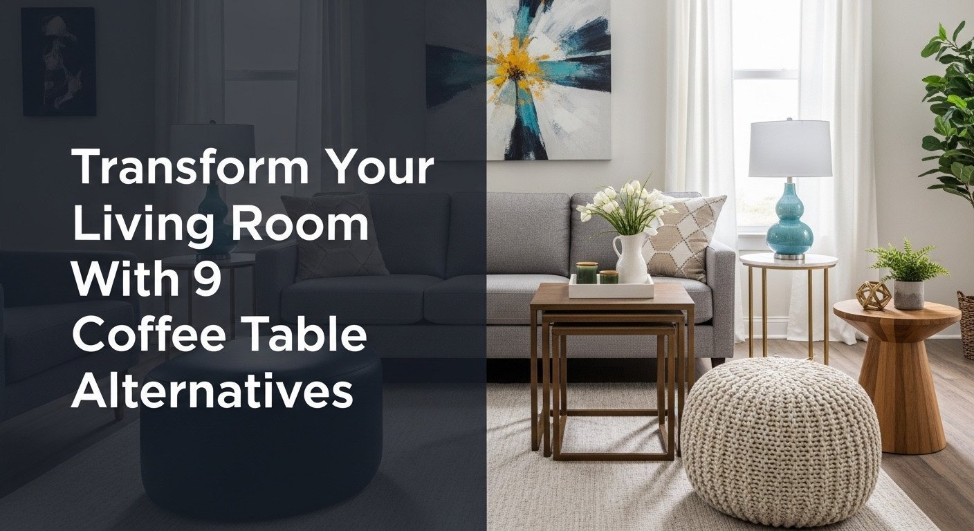 Transform Your Living Room With 9 Coffee Table Alternatives
