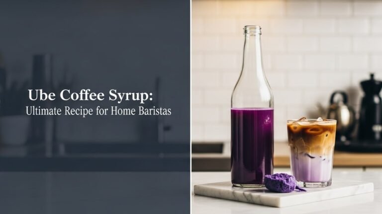 Ube Coffee Syrup: Ultimate Recipe for Home Baristas