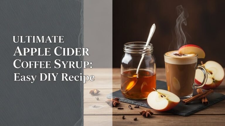 Ultimate Apple Cider Coffee Syrup: Easy DIY Recipe [month] [year]