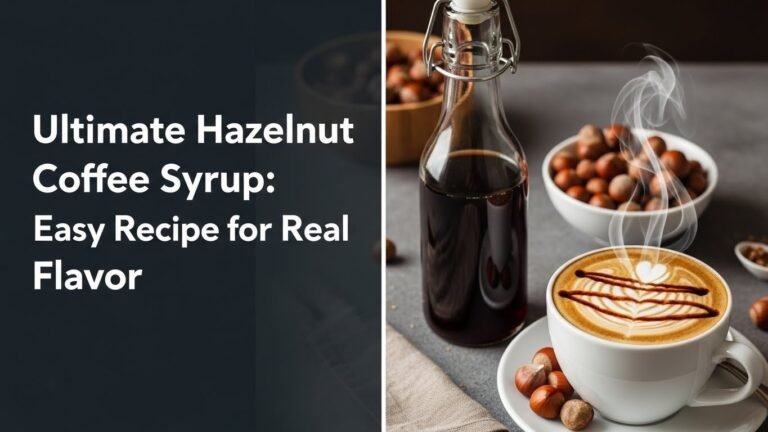 Ultimate Hazelnut Coffee Syrup: Easy Recipe for Real Flavor 2 Ultimate Hazelnut Coffee Syrup: Easy Recipe for Real Flavor