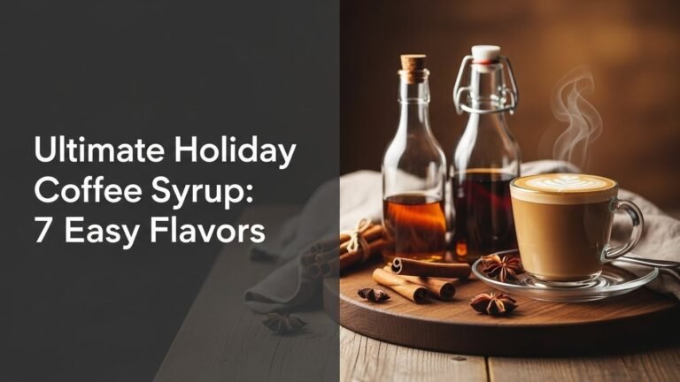 Ultimate Holiday Coffee Syrup: 7 Easy Flavors for [year]