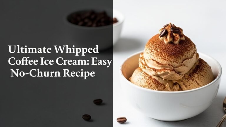 Ultimate Whipped Coffee Ice Cream: Easy No-Churn Recipe [year]