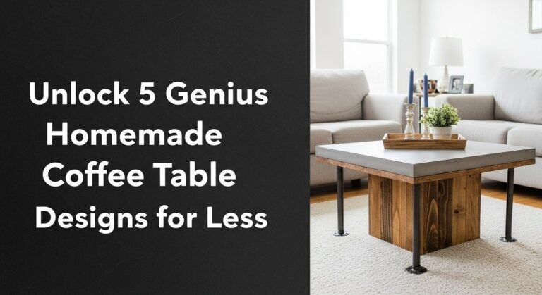Unlock 5 Genius Homemade Coffee Table Designs for Less 7 Unlock 5 Genius Homemade Coffee Table Designs for Less