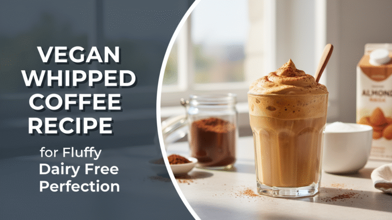 Vegan Whipped Coffee Recipe for Fluffy Dairy Free Perfection