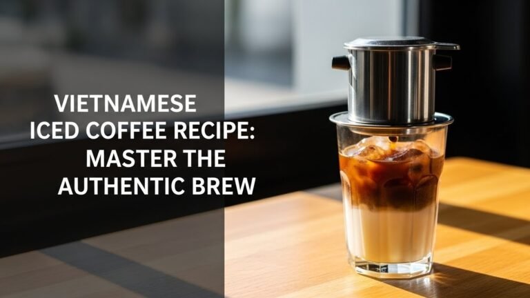 Vietnamese Iced Coffee Recipe: Master the Authentic Brew [year]