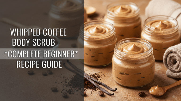 Whipped Coffee Body Scrub Complete Beginner Recipe Guide