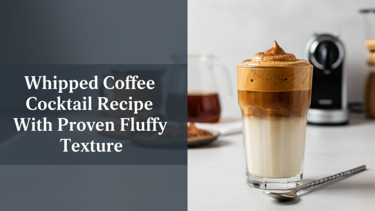 Whipped Coffee Cocktail Recipe With Proven Fluffy Texture