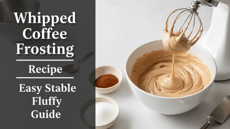 Whipped Coffee Frosting Recipe Easy Stable Fluffy Guide