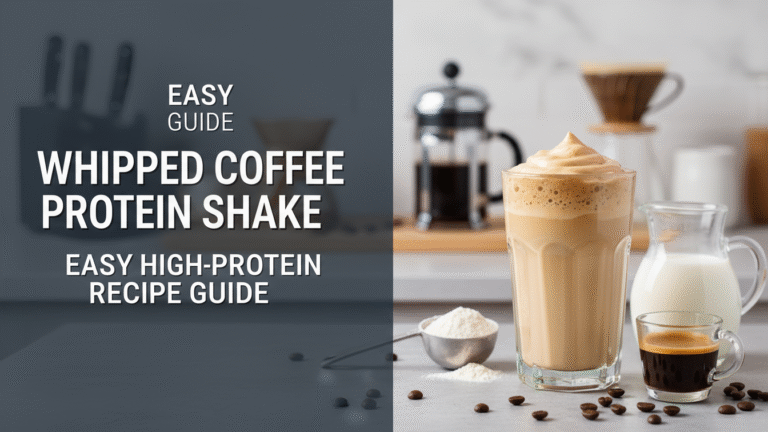 Whipped Coffee Protein Shake Easy High Protein Recipe Guide