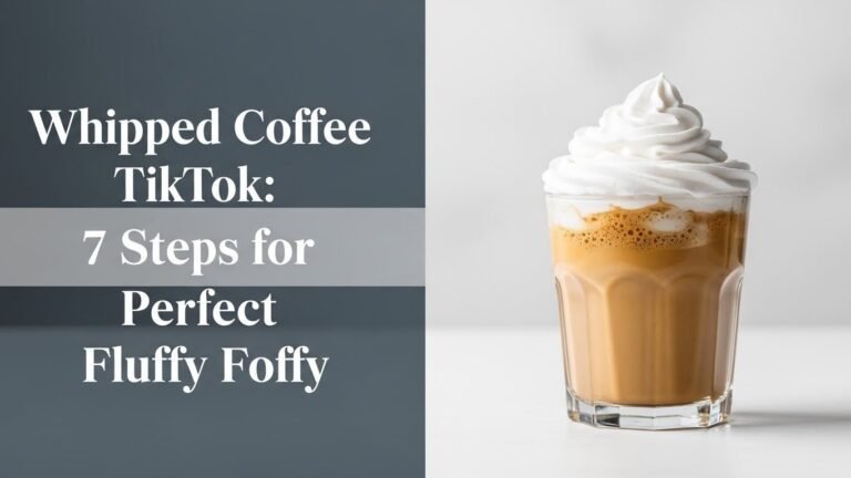 Whipped Coffee TikTok: 7 Steps for Perfect Fluffy Foam