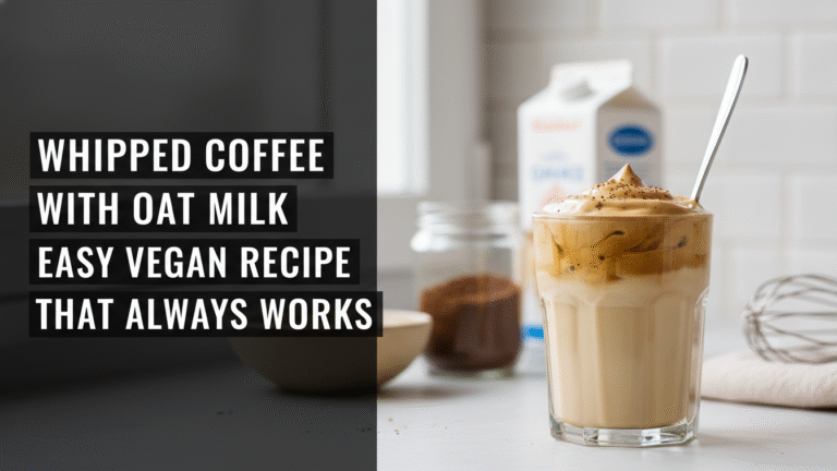 Whipped Coffee With Oat Milk Easy Vegan Recipe That Always Works 1 Whipped Coffee With Oat Milk Easy Vegan Recipe That Always Works